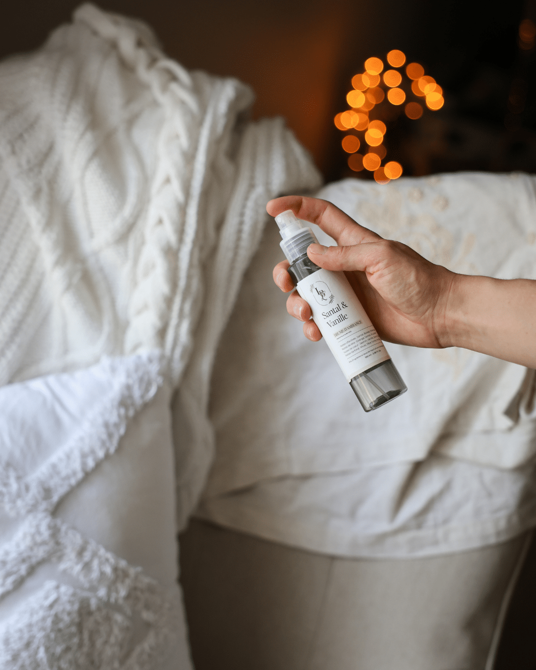 Brume d'ambiance parfumée Santal & Vanille – Image 2