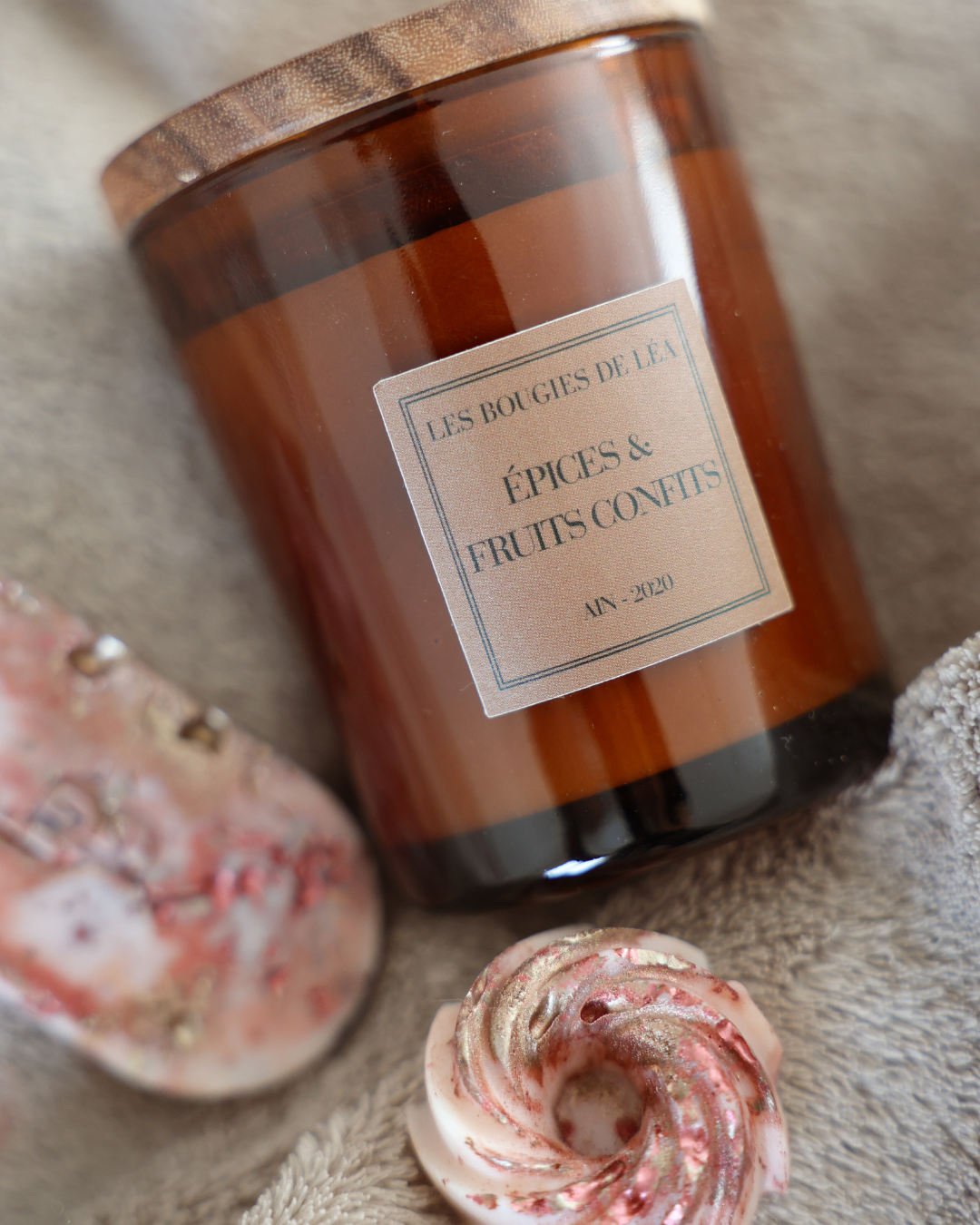 Bougie Epices & Fruits confits (Collection éphémère Ambrée) – Image 3