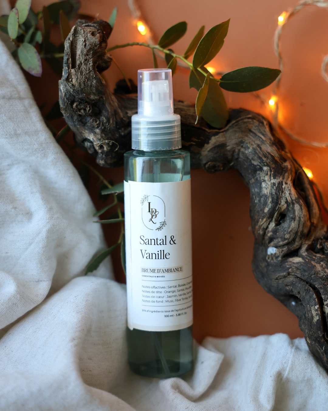 Brume d'ambiance parfumée Santal & Vanille