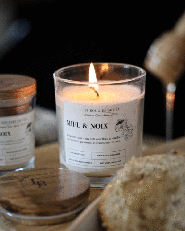 Bougie Miel & Noix – Image 2