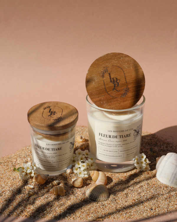 Bougie Fleur de Tiaré – Image 3