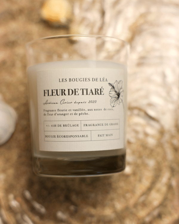 Bougie Fleur de Tiaré – Image 2