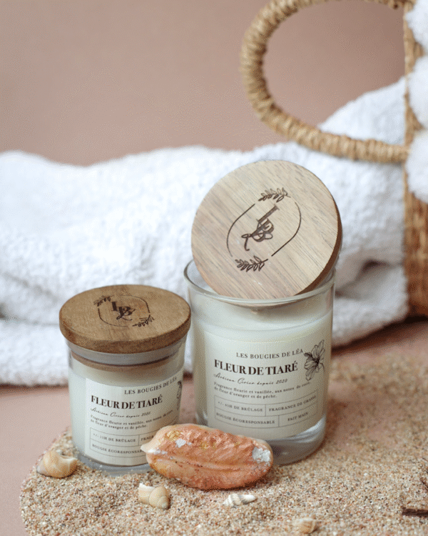 Bougie Fleur de Tiaré – Image 4