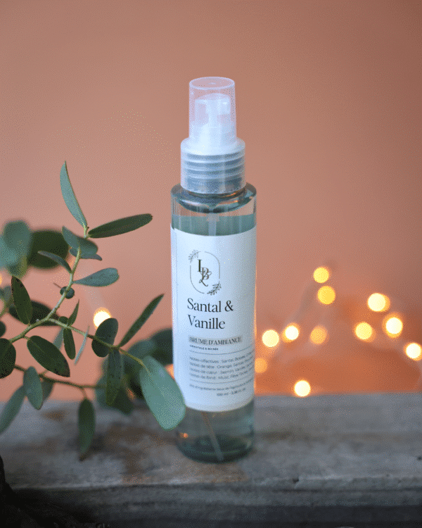 Brume d'ambiance parfumée Santal & Vanille – Image 3
