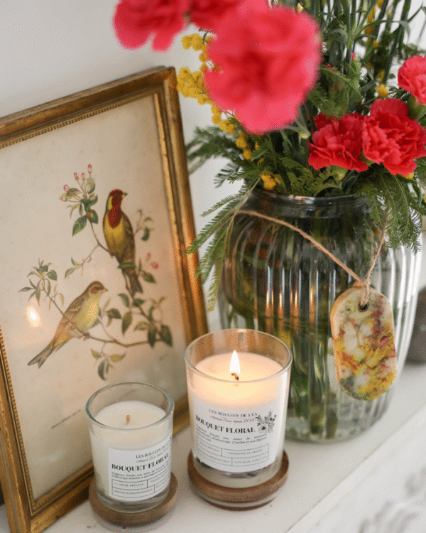 Bougie Bouquet Floral – Image 4