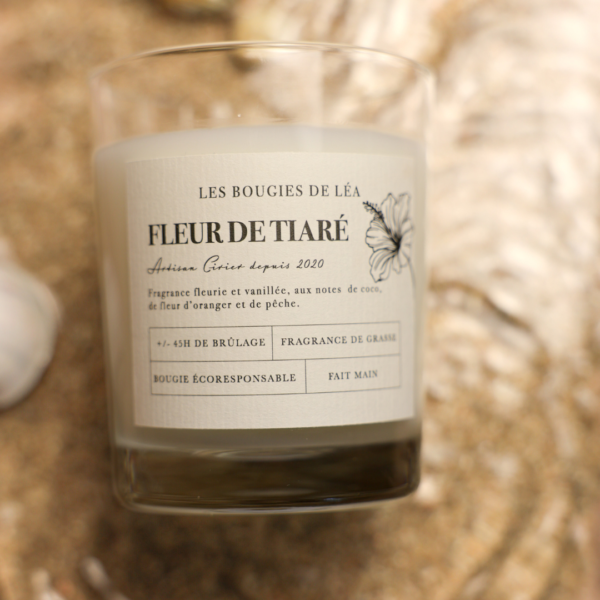 Bougie Fleur de Tiaré