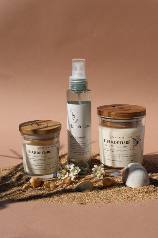 Bougie Fleur de Tiaré – Image 3