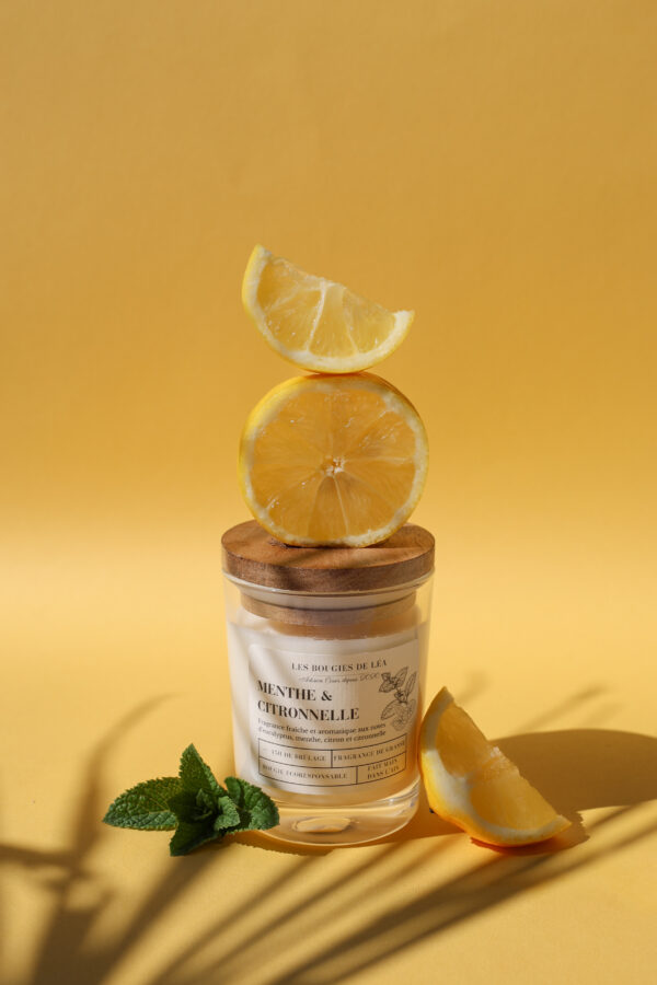 Bougie Menthe & Citronnelle – Image 3