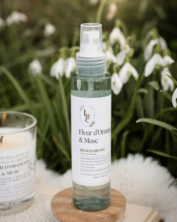 Brume d'ambiance parfumée Fleur d'Oranger & Musc – Image 3