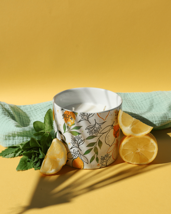 Bougie Éphémère Menthe & Citronelle