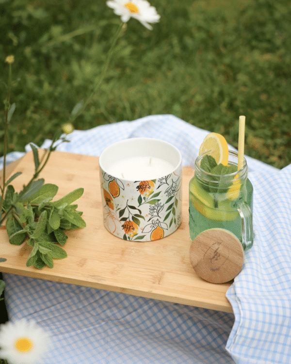 Bougie Éphémère Menthe & Citronelle – Image 4