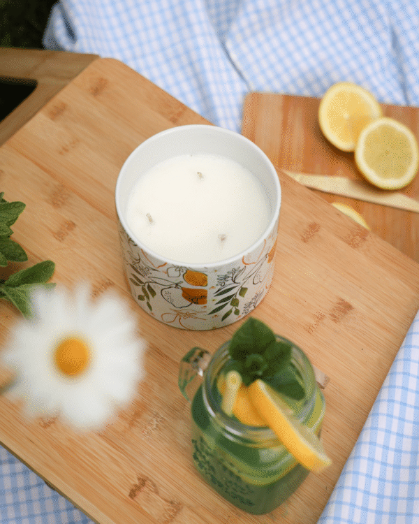 Bougie Éphémère Menthe & Citronelle – Image 3