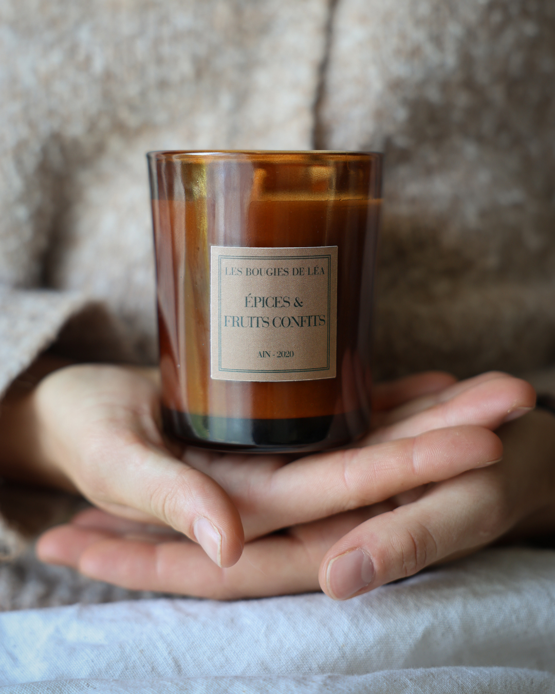 Bougie Epices & Fruits confits (Collection éphémère Ambrée) – Image 2